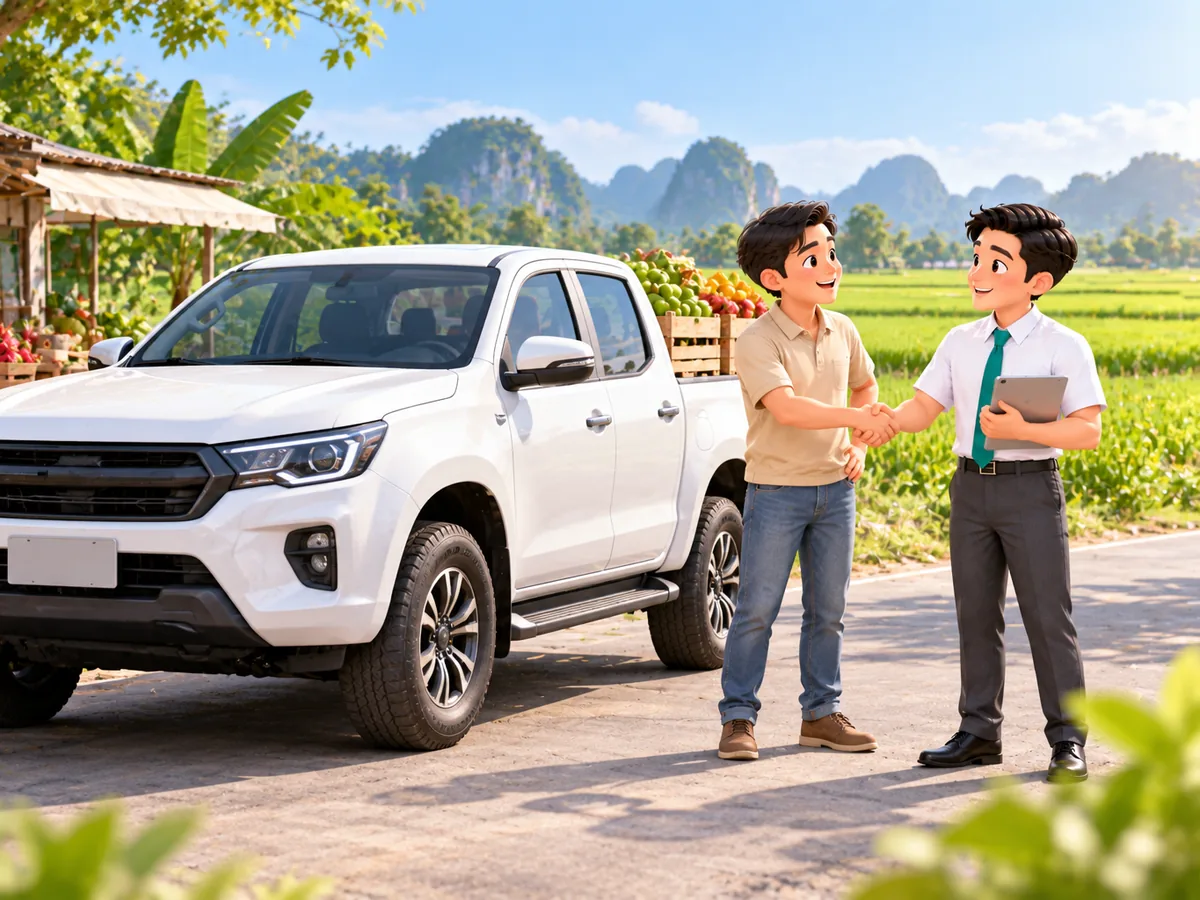 Minh hoạ xe bán tải