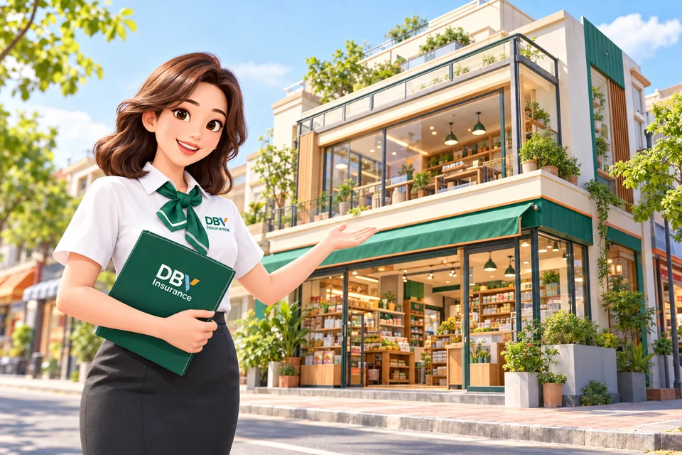 Nhà cửa và công trình kinh doanh được kê khai bảo hiểm