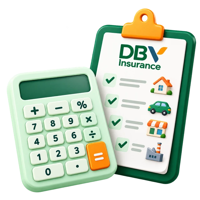Máy tính và danh mục tài sản bảo hiểm DBV