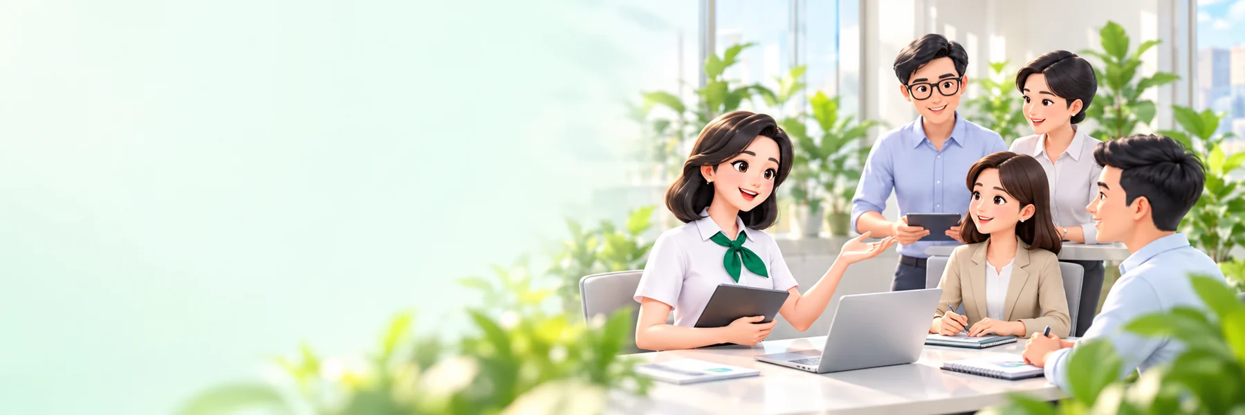 Chuyên viên DBV trao đổi chương trình sức khỏe với doanh nghiệp